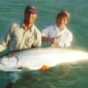 Mikey Venetti with a Sarasota Tarpon twice his size 6/ 2008'