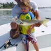 Cody Capps checking out his first Snook with Dad 8/ 2007'