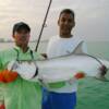 Terrence Govender with a cute 40 pound Lido Beach Tarpon 5/ 2007'