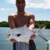 Carmen with a nice Sarasota Bay Permit 3/ 2007'