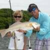 Chris Clement and his first Redfish, Sarasota Bay 2010'