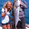 Ashley with a big Amberjack 4/ 2010'