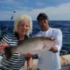 Kathy Vennetti with a nice Mangrove Snapper 11-17-2010'