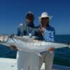 Mrs. Beshore and the 39 pound Kingfish she caught on Lido Beach in March 2012'
