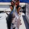 Will Froelich with TEAM TIGHTLINES 154.2 Yellowfin Tuna in the Labor Day Galati Billfish Tournament 9/2009'
