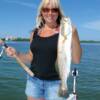 Sue with a nice Spotted Seatrout 9/2009'